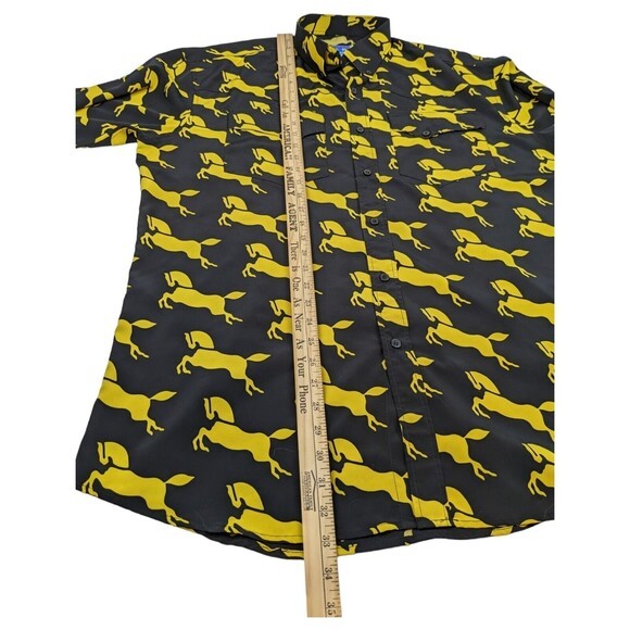 BOB BERG DESIGNS WESTERN COWBOY SHIRT HAND TAILORED DERBY SIZE LARGE - Picture 10 of 12